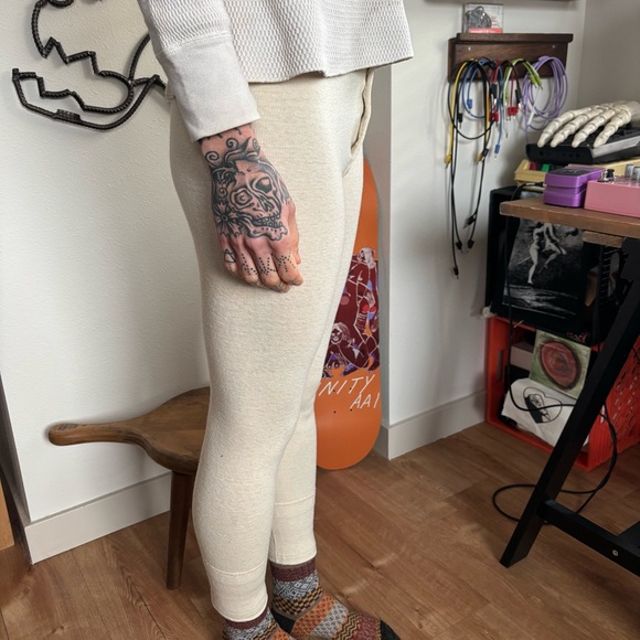 Vintage 40's WWII Era US Army Thermal Underwear Wool Cotton Blend ~ Size Small - Picture 3 of 6